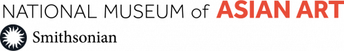 Logo type for National Museum of Asian Art with Smithsonian sun logo below