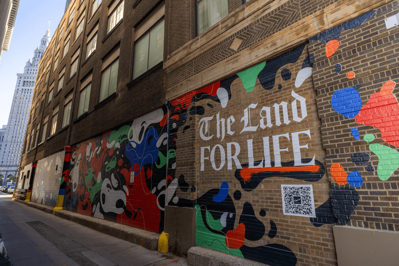 a wall with graffiti