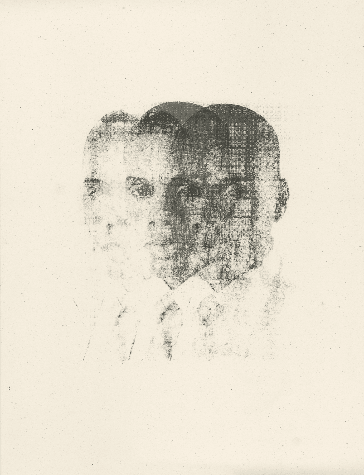 a black and white photo of a woman's face