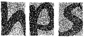 logotype for the Hellenic Preservation Society with pointillistic letters h p s